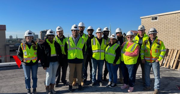 Savannah State University Students Tour Historic Renovation Project