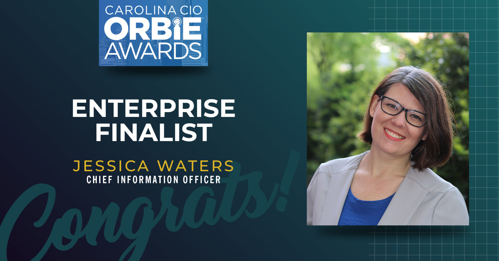 Recognizing Leadership and Innovation: Jessica Waters Named Carolina CIO ORBIE Award Finalist