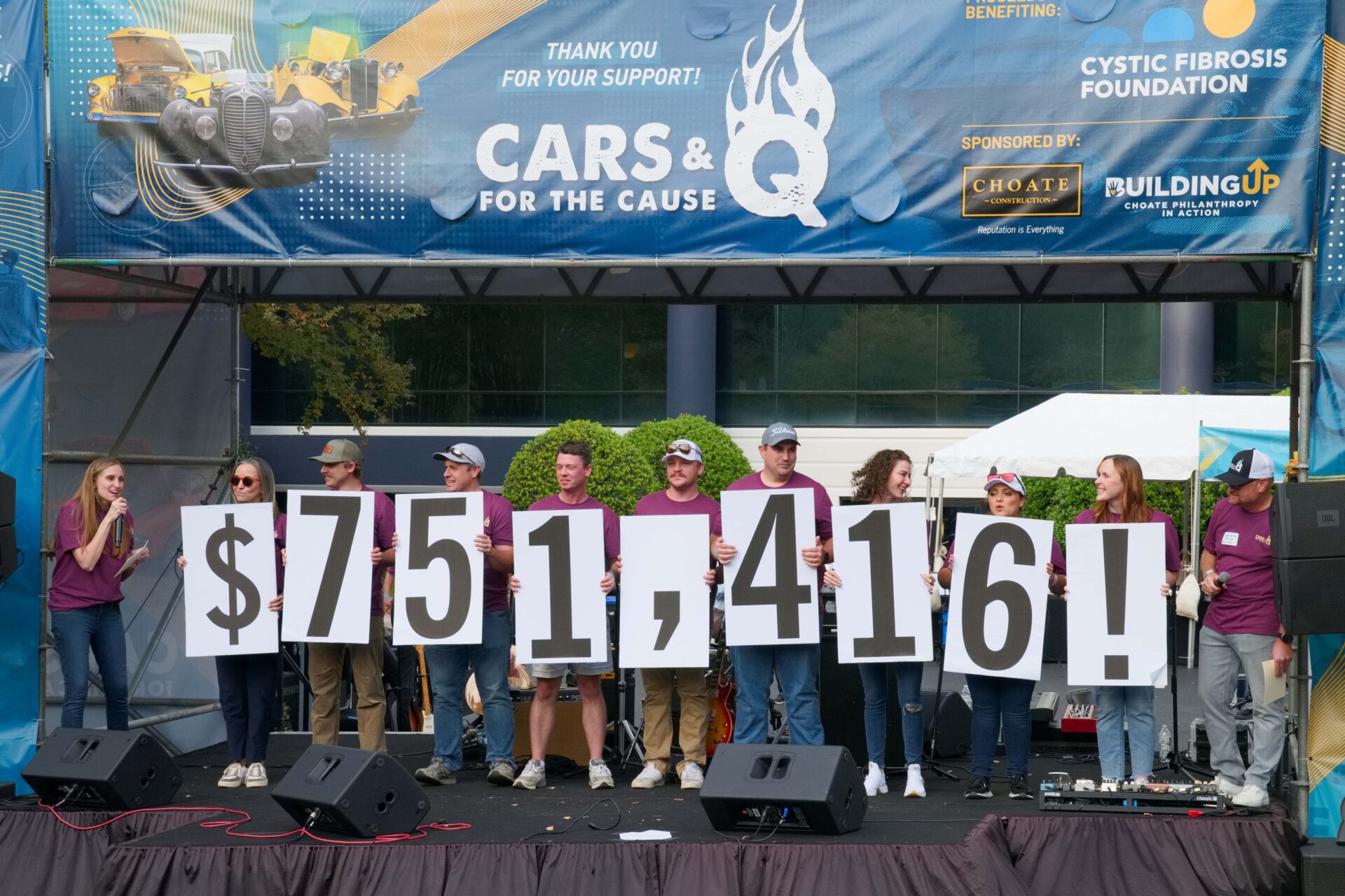 Cars & ‘Q Breaks Fundraising Record